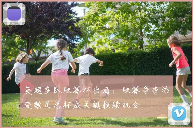 英超多队联赛杯出局，联赛争夺添变数足总杯成关键救赎机会